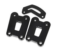 YIEBA MT09 FZ09 Kit Supporti Pedane Passeggero-Riposizionamento Poggiapiedi Pedalini-Kit abbassamento pedana MT-09 MT 09 FZ-09 FZ 09 2021(Nero)