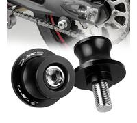 YIEBA Supporti per Forcellone Posteriore - M8 Supporti Cavalletto Alluminio Spool Swing Arm Bobine Sliders Stand per Z900 2017-2022(nero)