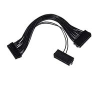 YieJoya Cavo di conversione per scheda madre ATX a doppia alimentazione a 24 pin (12 pollici/30 cm).