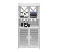 YIEMJS Armadietto da bagno impermeabile a 3 ripiani, 90 x 40 x 25 cm