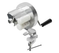 YIEMJS Macchina per pasta manuale, in lega di alluminio e plastica, portatile, con set di accessori, metodo di vibrazione, per la casa, fino a 5 cm di spessore del tavolo