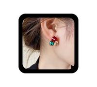 Yienate Orecchini A Grappolo Cristallo Orecchini A Perno Vintage Arcobaleno Cubo Cristallo Orecchini Leggeri Geometrici Strass Orecchino A Goccia Dichiarazione Cubo Zircone Orecchini Sposa Per Donne