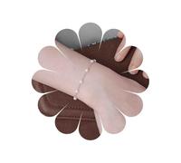 Yienate Unico piccolo braccialetto di perle catena oro perline catena mano perle catene satellite imbracatura mano delicati braccialetti schiavi per donne e ragazze, 23 centimeters, Zinco, Nessuna