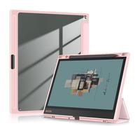 Yiernuo Custodia Compatibile Onyx Boox Note Air4 C/Air3 C/Air 3 B/W 10,3 Pollici ePaper Tablet,Traslucido Cover con Funzione Supporto e Auto Sveglia/Sonno,Rosa