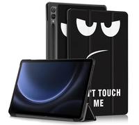 Yiernuo Custodia per Samsung Galaxy Tab S9 FE+/Tab S9 FE Plus/Tab S9 Plus 12,4 Pollici SM-X610/X616 X810/X816B/X818U Tablet,Ultra Sottile Cover con Funzione Supporto e Auto Sveglia/Sonno,Don't Touch