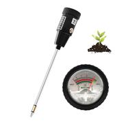 Yieryi 2 in 1 Misuratore di umidità del terreno PH/umidità Analizzatore a sonda lunga in metallo Tester acidità for fiori Piantagione colture in vaso