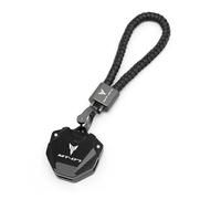 YIESANS Custodia Protettiva per Chiavi Moto Per MT07 MT-07 MT 07 FZ-07 Accessori Per Motociclette Custodia Protettiva Per Chiave CNC E Portachiavi Con Distintivo Ricamato(1 set Black)