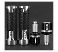 YIESANS Manopole per motociclette per N-Max 125 155 NMAX 125 N-Max 155 2015-2020 2021 2022 2023 2024 Moto Manopole Manubrio Bar cap estremità Tappi per Le Orecchie(NN)