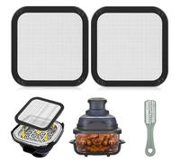 Yieson Magnetico Paraspruzzi Accessori per Ninja Crispi FN101GY/FN101SG/FN101ST, Riutilizzabili Silicone Paraschizzi, Accessorio Airfryer Anti Grasso Protezione Resistente e Facile da Pulire (2 Pezzi)