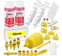 Yiezio Set di spurgo Freni Idraulico per Shimano, TEKTRO, MAGURA e Altri sistemi frenanti a Olio Minerale, Incluso Liquido per Freni a Olio Minerale ad Alte Prestazioni 120 ml