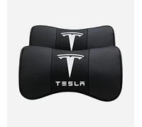 YIFANFENGSHUN 2 Pezzi Cuscino Poggiatesta Auto per Tesla Model 3 2021-2023, Cuscino Cervicale per Seggiolino Auto Foam Supporto Testa Seggiolino Accessori Interni