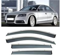 YIFANFENGSHUN 4 Pezzi Auto Deflettori Aria per Audi A4 2003-2011, Deflettore Aria Parapioggia Parasole Laterale Laterale Auto Parasole Finestrino Accessories