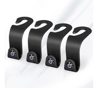 YIFANFENGSHUN 4 Pezzi Ganci Poggiatesta Auto per Volvo V60 II 2019-2023, Ganci per Seggiolini Auto Gancio Organizzatore Conservazione Gancio Organizer Seggiolino