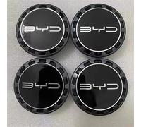 YIFANFENGSHUN 4 Pezzi Tappi Coprimozzo per BYD Atto 3 /Dolphin /e6 /Seal/Song Plus/Tang/Yuan 56mm, Auto Coprimozzo Ruota Centrale Coprimozzo Copricerchi Tappi Mozzo Centrale Ruota Coprimozzi Auto