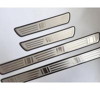 YIFANFENGSHUN 4Pcs Battitacco in Acciaio Inox per Renaul-t Captur 2 E-Tech Hybrid 2020-2024 2025, Anti-Graffio Door Sill Kick Plates Trims Protector Accessori,B