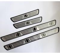 YIFANFENGSHUN 4Pcs Battitacco in Acciaio Inox per VW Multivan T7 2021-2024, Anti-Graffio Door Sill Kick Plates Trims Protector Accessori,A