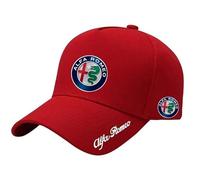 YIFANFENGSHUN Cappello da Baseball con Logo Auto per Alfa Romeo Giulia Stelvio, Auto Cappellino Berretto Ricamato Cotone per Uomini e Donne Regolabile Berretti da Baseball,D