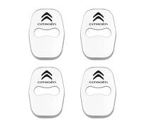 YIFANFENGSUN 4 Pezzi Protezione per Serratura Portiera Auto per Citroen C4 II Hatchback 2015-2018, Protection Latch Covers Antiruggine Antifurto Serrature Porte Accessori Auto,A
