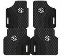 YIFANFENGSUN 4 Pezzi Tappetini Auto in Moquette per Suzuki SX4 S-Cross SCross 2014-2019 2020 2021 2022, Protegge dallo Sporco Antiscivolo Tappetino Battitacco in Moquette Accessori