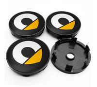 YIFANFENGSUN 4 Pezzi Tappi Coprimozzo per Smart Fortwo 451 453 60mm, Cerchioni Copertura Antipolvere Cerchioni Copricerchi Auto Copri Ruota Coprimozzo Ruota Centrale