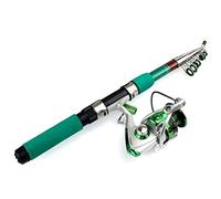 YIFEI2013-SHOP Canna da Pesca Mini Brevi aste da Pesca telescopiche da Pesca da Viaggio Canna da Pesca e Bobina Combo Set 1.8-3.6 m Canna da Pesca for Viaggi Accessori da Pesca