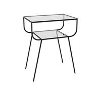 YIFEI2013-SHOP Comodino 1 PZ Tavolo da Comodino Comodino Comodino Comodino Moderno Comodino da Letto Camera da Letto mobili da Camera da Letto in Ferro Comodino Camera da Letto (Color : Black)
