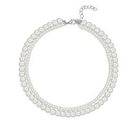Yifnny Set di gioielli di perle per le donne,collana di perle finte e orecchini Bracciale Set di collana di perle a strati 1920s Gioielli Set di gioielli sposa Regali per le Mamma (Stile15)