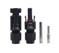 Yige Store, 10 paia di connettori maschio e femmina per pannello solare, compatibili con cavi solari da 2,5 mm2, 4 mm2, 6 mm2