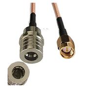 Yige Store 10 Pezzi SMA. Maschio a. QMA. Connettore Dritto Maschio RF. Cavo Cottura RG316 10 cm 15 cm 20 cm 30 cm 50cm 1m (Color : 30cm)