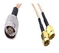 Yige Store N maschio a 2 x SMA maschio o/n; e in due tipo Y > pe Splitter Combiner Cable Pigtail RG316 cavo (1 m)