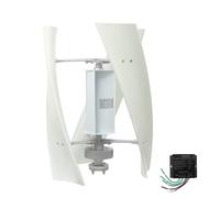 YIGECHENXIN 12v, Generatore Eolico a Elica Verticale 12V-220V, 4000W 3 Pale Alta Efficienza Mulino a Vento Orizzontale Sistema off-Grid per Casa, Camper, Fattoria (con Controller)