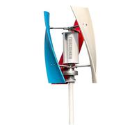 YIGECHENXIN 12v, Generatore Eolico Magnetico Verticale Silenzioso 12V 24V 48V 220V 17000W Facile da Assemblare 3 Pale per Giardino Esterno (con Controllore di Carica)