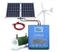 YIGECHENXIN 12v, Regolatore di Carica Ibrido Solare 1000W Eolico 1000W MPPT, 12/24V/48V/220V Auto con Resistenza di Carico di Scarico e Cablaggio Adatto per Pannelli Solari