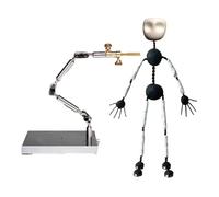 YIGECHENXIN 19cm, Supporto Professionale per Animazione Stop Motion Altezza e Angolazione Regolabili per Figure di Argilla e Fotografia di Piccoli Oggetti (12Cm-20Cm)