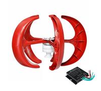 YIGECHENXIN 24v, Kit Generatore Eolico a Basso Regime di Avvio da 6000W, 12V/24V/48V/220V, Generatore Eolico ad ASSE Verticale, Attrezzatura Produttrice di Elettricità per la Casa