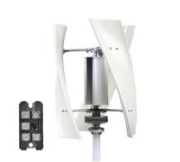 YIGECHENXIN 24v, Kit Generatore Eolico Verticale 1000-3000W, Avvio a Bassa velocità del Vento 12V 24V 48V 220V Sistema Eolico con Controllore MPPT per Cortili/Strade