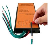 YIGECHENXIN 48v, Controller di Carica MPPT 5000W 12V 24V Auto 48V Regolatore Eolico a Bassa velocità del Vento Controller Ibrido Eolico-Solare (Giallo)