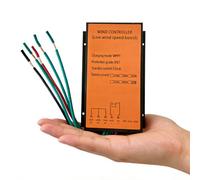 YIGECHENXIN 48v, Controller di Caricamento per turbina eolica da 3000W, Controller per generatore Eolico Impermeabile IP67 12V 24V 48V, Adatto per Turbine eoliche DC/AC (Giallo)