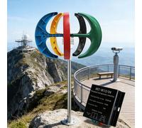 YIGECHENXIN 48v, Generatore Eolico di Piccola Taglia per Uso Domestico 12000W 12V/24V/48V Kit Motore Mulino a Vento ad ASSE Verticale Energia Adatta per Fattoria Campeggio (con Controller)