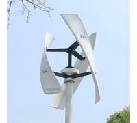 YIGECHENXIN 9000W 12V 24V 48V 220V Generatore di Turbine a Magnete Permanente Verticale con Controller e 3 Lame in Lega di Alluminio per Barche e Illuminazione Stradale,12v
