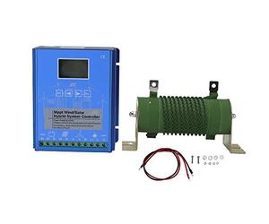 YIGECHENXIN Controller Caricatore Ibrido MPPT 14000W per Energia Eolica e Solare, 12V 24V 48V 220V con Resistenza di Scarico per Generatore Eolico e Pannello Solare,48v