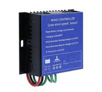 YIGECHENXIN Controller MPPT Eolico 3000W 12V 24V Auto 48V DC Caricatore Eolico Impermeabile IP67 per Generatore di Turbina eolica/Regolatore di Energia Solare (Blu),24v