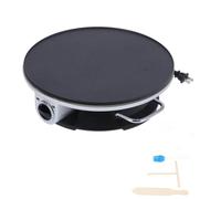 YIGECHENXIN Crepiera Elettrica Piccola da 1200W con Rivestimento Antiaderente per Uso Domestico e Commerciale, Padella per Pancake con Regolazione della Temperatura a Tre velocità