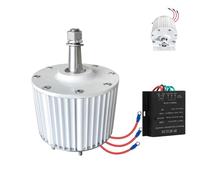 YIGECHENXIN Generatore a Magnete Permanente Grande a Basse RPM 10000W 12V-220V Alternatore AC per Fai-da-Te della Tua Turbina Eolica Orizzontale,220v