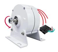 YIGECHENXIN Generatore a Magnete Permanente Senza Ingranaggi 12V-220V con Base, generatore di energia Libera a Bassa RPM 12000W a 3 Fasi CA per energia idraulica/eolica,48v