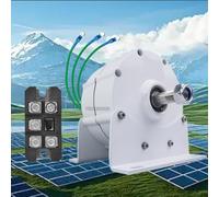 YIGECHENXIN Generatore a magneti permanenti gearless da 6000 W 450 Giri/min a Bassa velocità 12V 24V 48V 220V Alternatore trifase Adatto per Turbine idroelettriche ed eoliche (con Base),24v