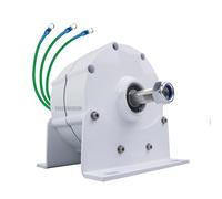 YIGECHENXIN Generatore alternatore a magneti permanenti Senza Ingranaggi da 400W, alternatore trifase ad Alta efficienza 48V-12V con Base, Adatto per Generazione di energia idroelettrica/eolica,12v