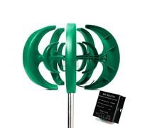 YIGECHENXIN Generatore di Turbina Eolica ad ASSE Verticale 1000W, 12V 24V 48V Tipo Lanterna con Controller, Piccolo Mulino a Vento per Giardino, Chalet, Camper,220V