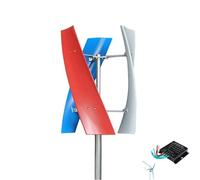 YIGECHENXIN Generatore di Turbina Eolica da 4000W, Generatore Eolico ad ASSE Verticale DC 12V 24V 48V con Controller, Turbina Eolica per Casa/Terrazza/Sistemi di Turbina Eolica,24v