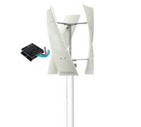 YIGECHENXIN Generatore di Turbine a Vento Verticale, 10000W 12V 24V 48 V 220 V ASSE Verticale BREEZZA Avvio del generatore di Turbine a Vento a Vento Solare per Il Giardino Esterno,220v
